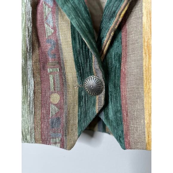 Vintage Sedona Clothing Company Tapestry Jacket S Aztec Boho Southwest Artsy - Picture 2 of 12